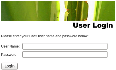 Cacti login screen.png